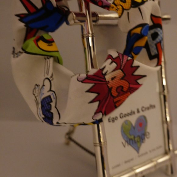 D&G Graffiti Multicolor Fabric Scrunchie (Jumbo) NEW!!! - Picture 6 of 7